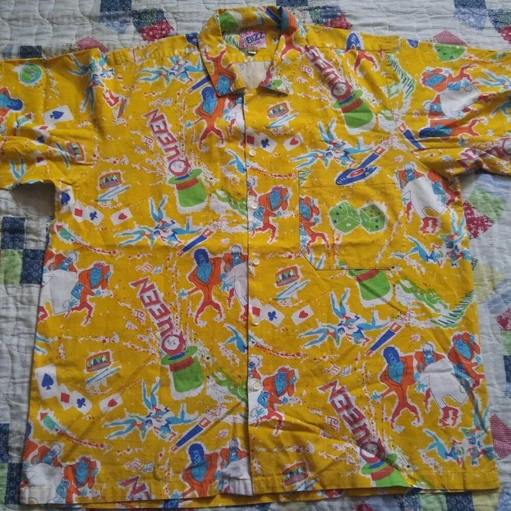 Vintage Rare 1986 Queen Band A Kind Of Magic Hawaiian Tour T-shirt